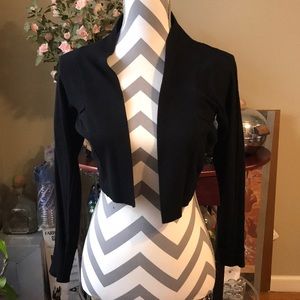 Black cropped sweater